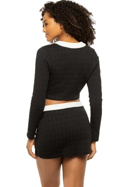 L'Agence Matching Sets|Tops-Adaline Colorblock Swim Cardigan