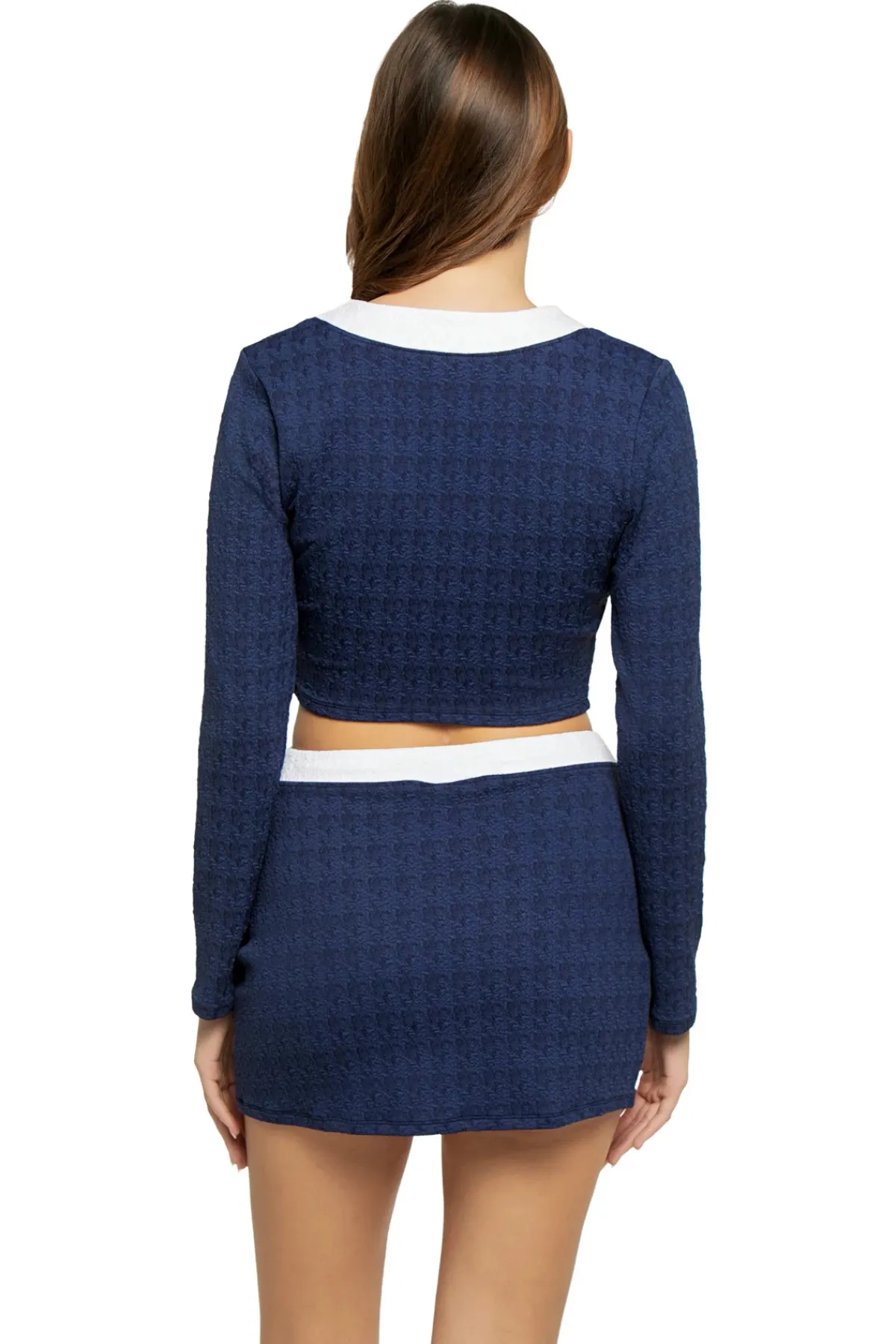 L'Agence Tops|Matching Sets-Adaline Colorblock Swim Cardigan