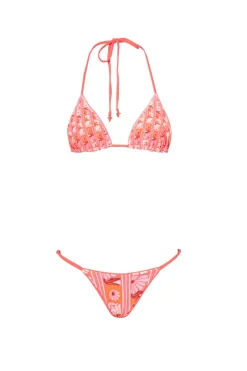 Maaji Triangle|Halter-Alana Reversible Triangle Bikini Top