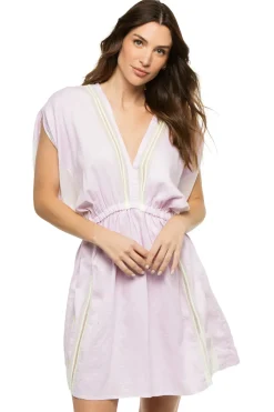 Lemlem Sundresses-Alem Plunge Mini Dress