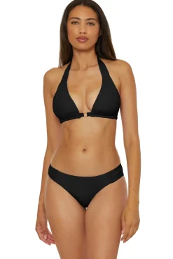 Becca by Rebecca Virtue Triangle|Halter-Allie Halter Bikini Top (D+ Cup)