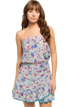 Poupette St Barth Sundresses-Ambra V Strapless Mini Dress