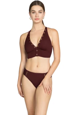 Robin Piccone Triangle|Bikinis-Amy Banded Triangle Bikini Top