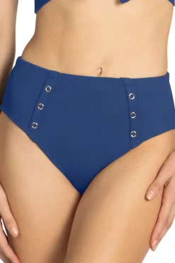Robin Piccone High Waist|Bikinis-Amy Ribbed High Waist Bikini Bottom