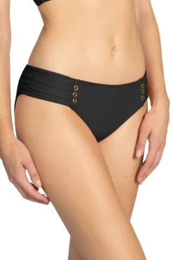 Robin Piccone Hipster|Bikinis-Amy Ribbed Tab Side Hipster Bikini Bottom