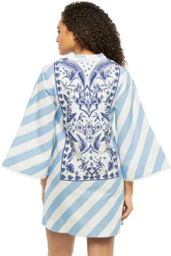Verandah Caftans|Tunics-Anj Mini Caftan Dress