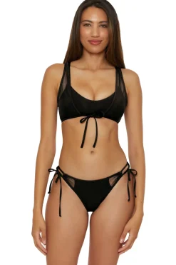 Becca by Rebecca Virtue High Neck|Bralette-Ariadne Mesh Bralette Bikini Top