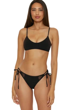 Becca by Rebecca Virtue High Neck|Bralette-Ariadne Mesh Bralette Bikini Top