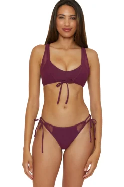 Becca by Rebecca Virtue High Neck|Bralette-Ariadne Mesh Bralette Bikini Top