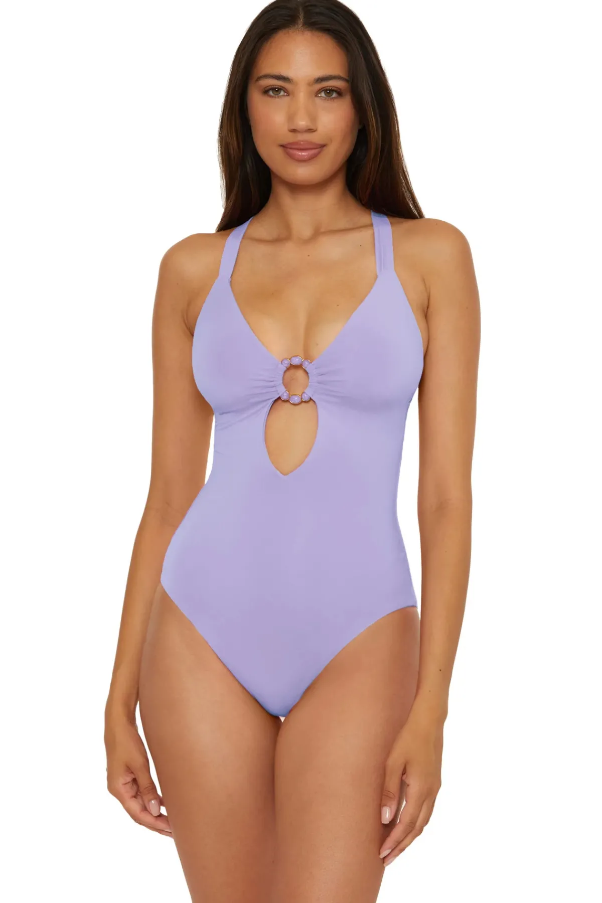 Becca by Rebecca Virtue Plunge|One Pieces-Ariyah One Piece Swimsuit