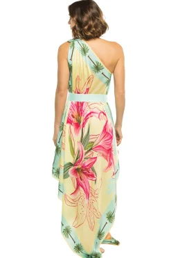 Verandah Sundresses-Asymmetrical Maxi Dress
