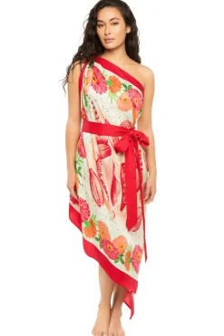 Verandah Sundresses-Asymmetrical Wrap Dress