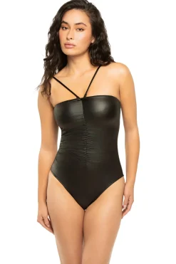 L'Agence Bandeau|One Pieces-Aubrey Bandeau One Piece Swimsuit
