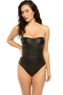 L'Agence Bandeau|One Pieces-Aubrey Bandeau One Piece Swimsuit