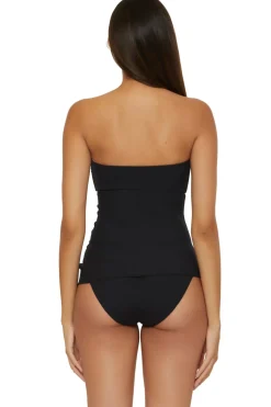 Becca by Rebecca Virtue Halter|Bandeau-Aurora Bandeau Tankini Top