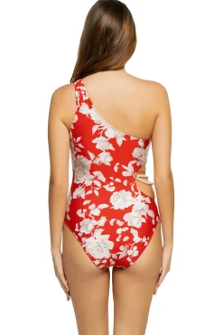 L'Agence Monokini / Cut Out|Asymmetrical-Ava Asymmetrical One Piece Swimsuit