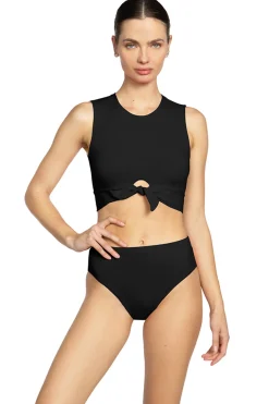 Robin Piccone High Neck|Bikinis-Ava High Neck Tank Bikini Top
