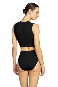 Robin Piccone High Neck|Bikinis-Ava High Neck Tank Bikini Top