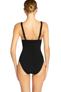 Robin Piccone Plunge|One Pieces-Ava Knot One Piece Swimsuit