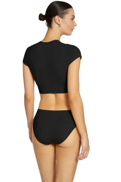 Robin Piccone High Neck|Bikinis-Ava T-Shirt Bikini Top