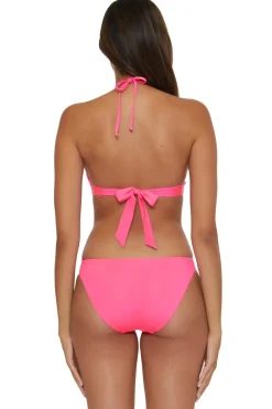 Becca by Rebecca Virtue Halter|Bikinis-Avery Banded Halter Bikini Top