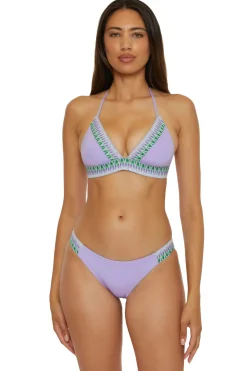 Becca by Rebecca Virtue Triangle|Halter-Avery Halter Bikini Top