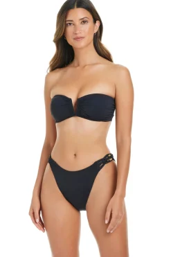 Bleu Rod Beattie Halter|Bandeau-Bandeau Macrame Bikini Top