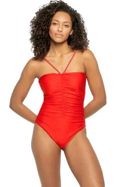 L'Agence Bandeau|One Pieces-Bandeau One Piece Swimsuit