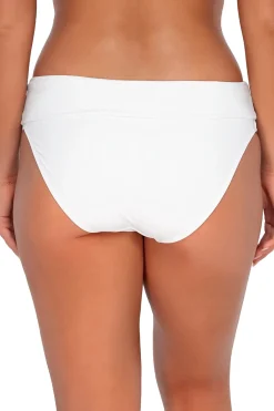 Sunsets High Waist|Bikinis-Banded Foldover High Waist Bikini Bottom