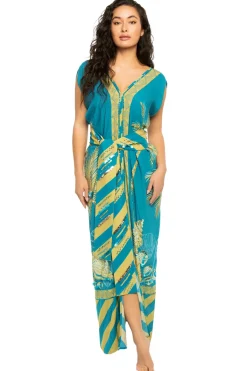 Verandah Sundresses-Beaded Caftan Dress