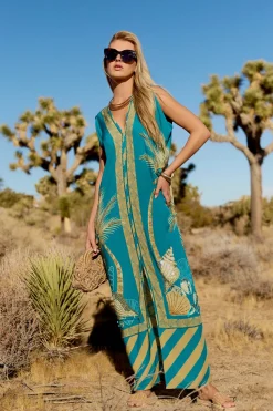 Verandah Sundresses-Beaded Caftan Dress