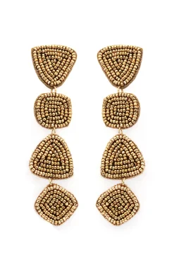 Frill Jewelry-Beaded Statement Earrings