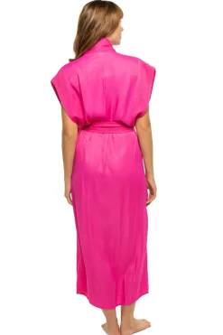 My Beachy Side Caftans-Belted Maxi Caftan