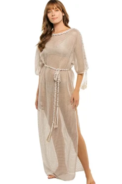 My Beachy Side Sundresses-Belted Maxi Dress