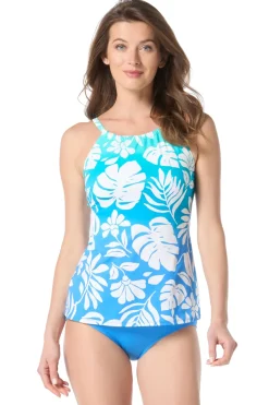 Beach House High Neck|Tank-Blair Tankini Top
