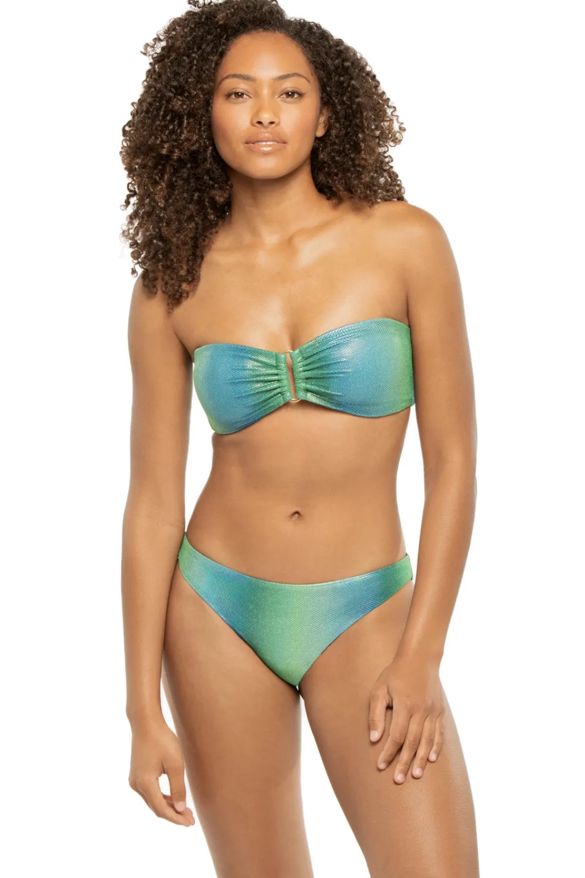PQ Swim Halter|Bandeau-Blue Haze Bandeau Bikini Top