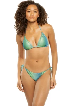 PQ Swim Triangle|Halter-Blue Haze Triangle Bikini Top