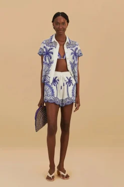 Farm Rio Matching Sets|Tops-Palm Tree Shirt