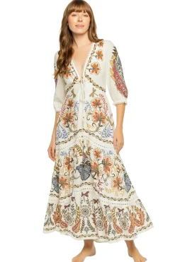 Farm Rio Sundresses-Boho Glam Maxi Dress