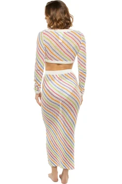 Capittana Tops-Bruna Stripes Knitted Top