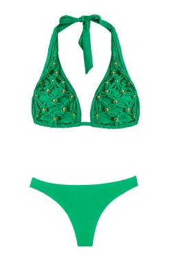 PQ Swim Triangle|Halter-Brynn Halter Bikini Top