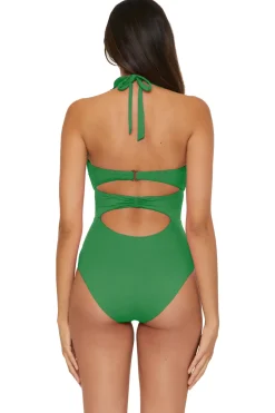 Soluna Halter|Bandeau-Buckle Up One Piece Swimsuit