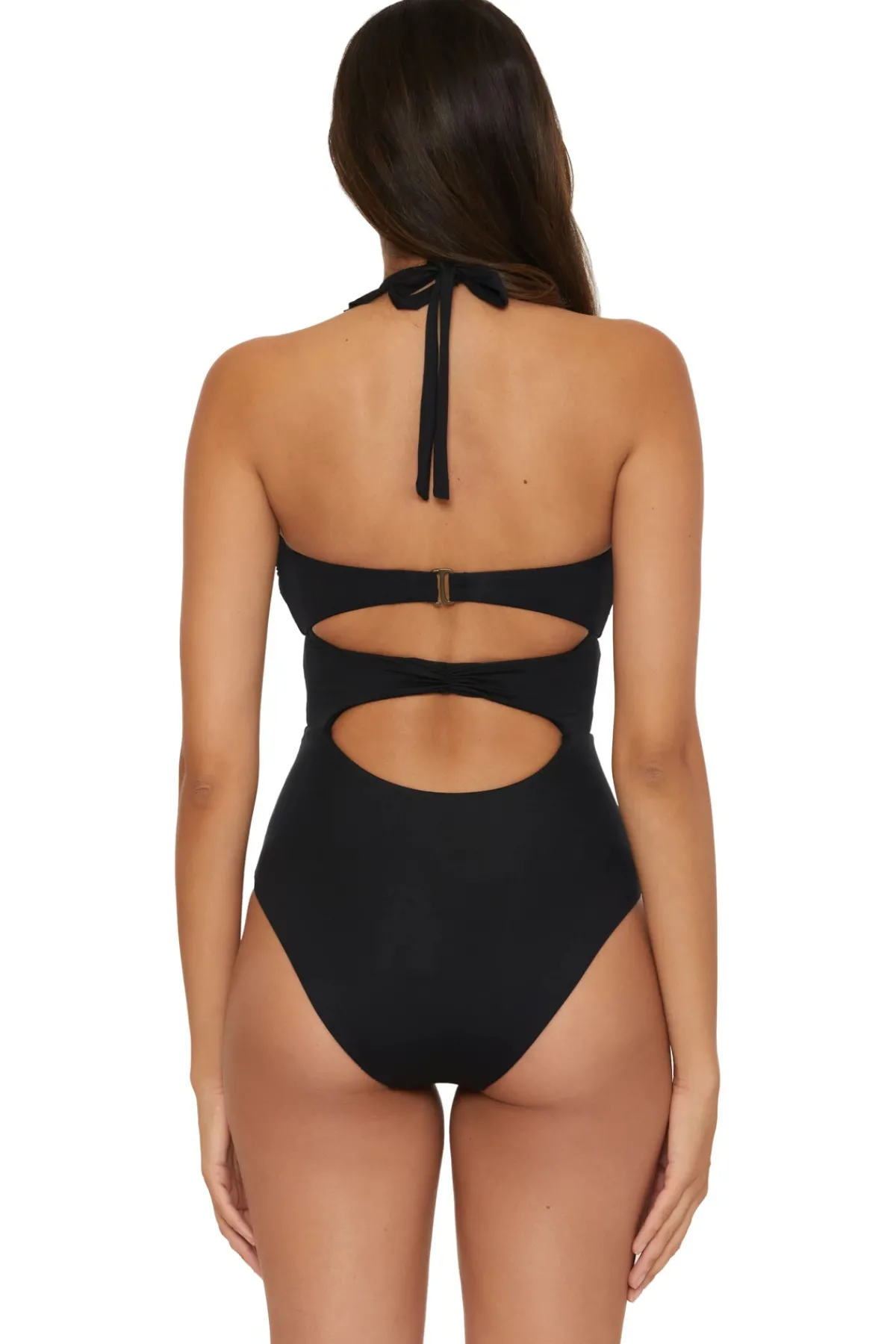 Soluna Halter|Bandeau-Buckle Up One Piece Swimsuit