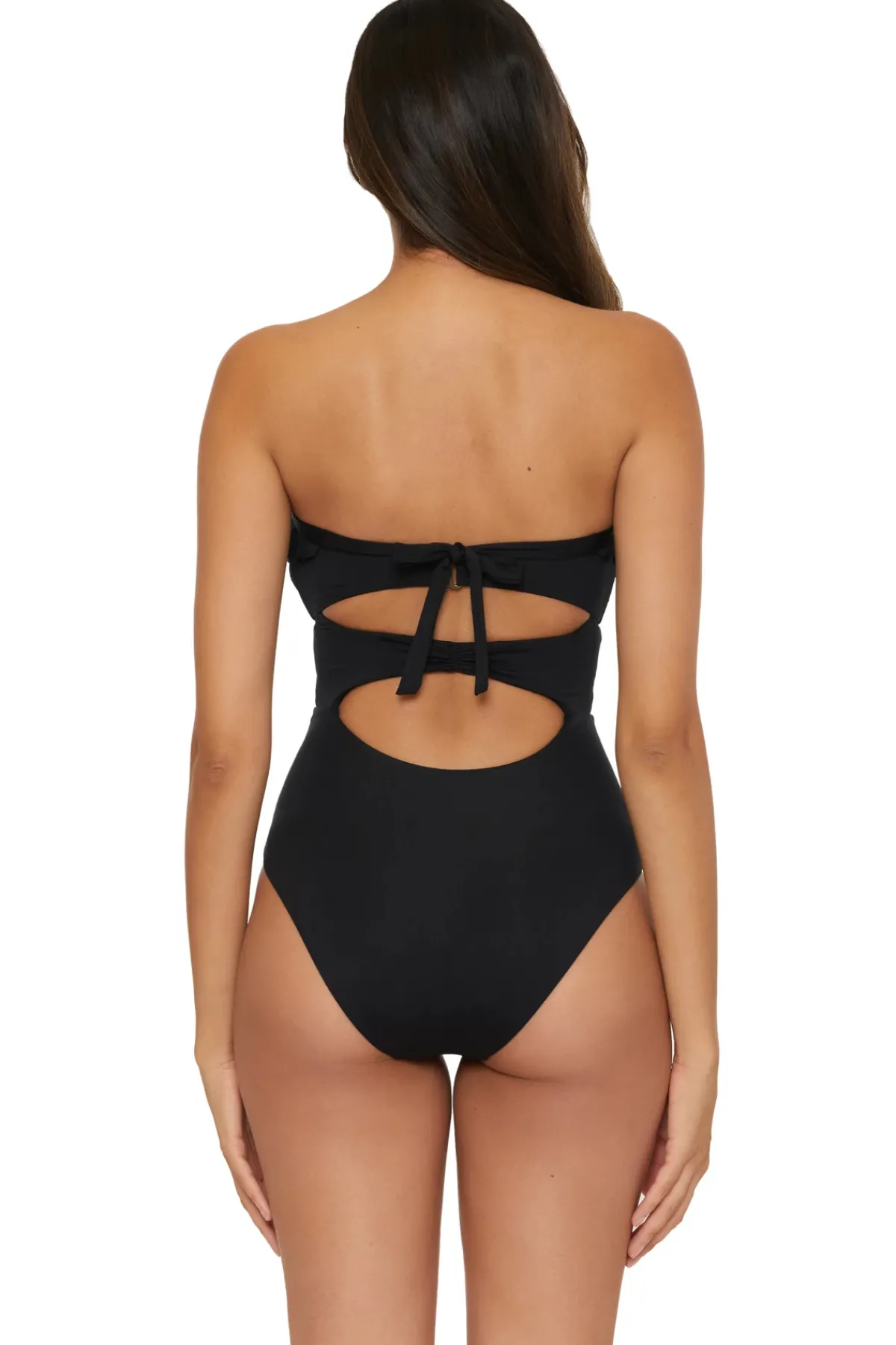 Soluna Halter|Bandeau-Buckle Up One Piece Swimsuit