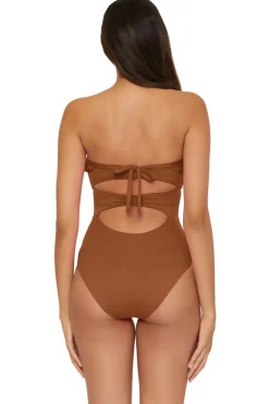 Soluna Halter|Bandeau-Buckle Up One Piece Swimsuit