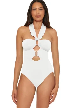 Soluna Halter|Bandeau-Buckle Up One Piece Swimsuit