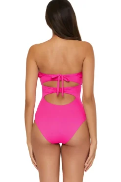 Soluna Halter|Bandeau-Buckle Up One Piece Swimsuit