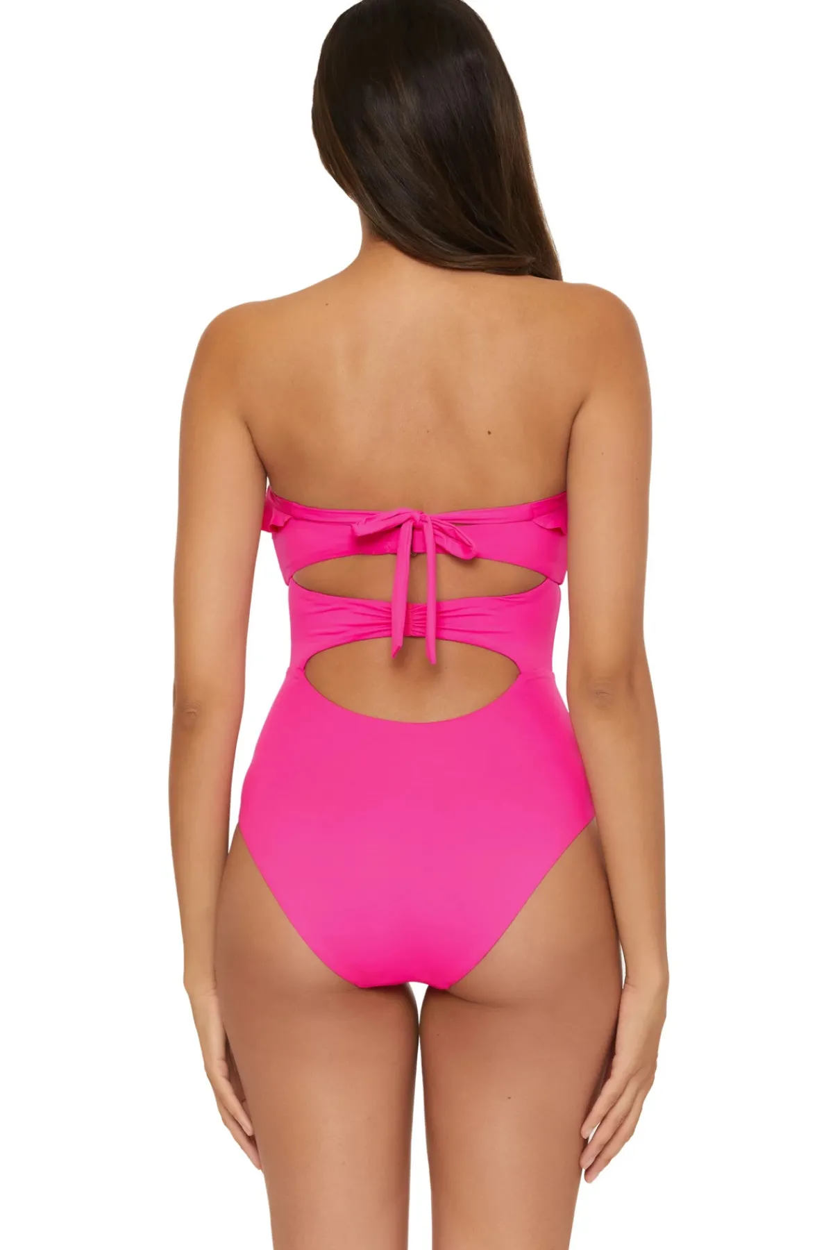 Soluna Halter|Bandeau-Buckle Up One Piece Swimsuit