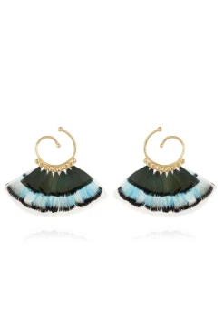 Gas Bijoux Jewelry-Buzios Feather Earrings
