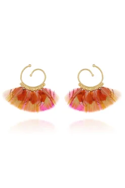 Gas Bijoux Jewelry-Buzios Feather Earrings